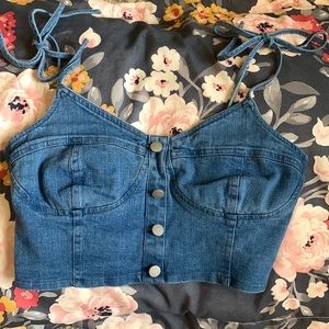 Cute Denim Crop